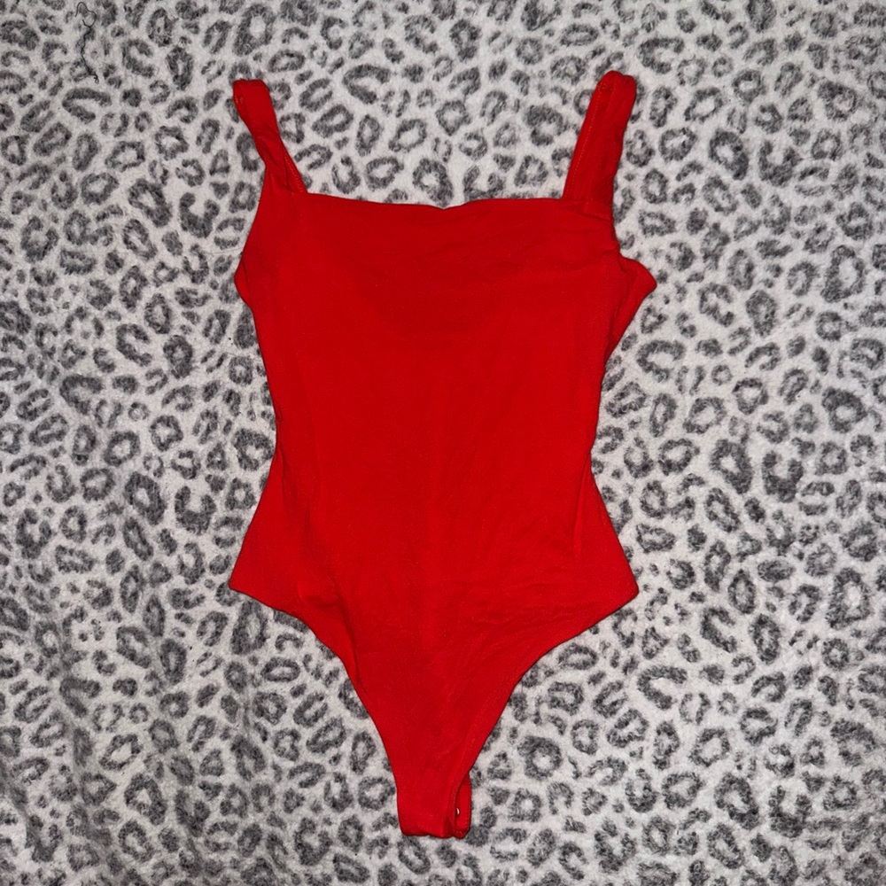 SKIMS square neck bodysuit
